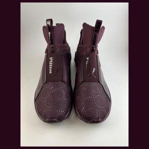 Puma Women's Fierce Krm Cross Trainer Winetasting/Red Plum High Top Shoe